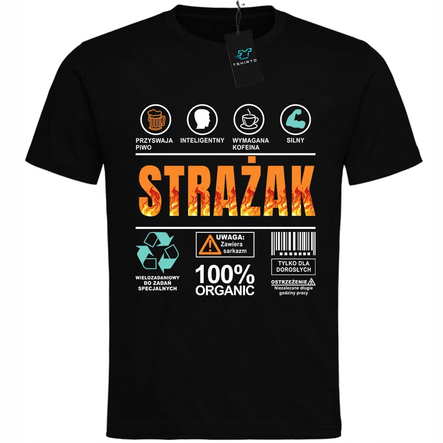 

Koszulka Strażak Osp Straż Pożarna L