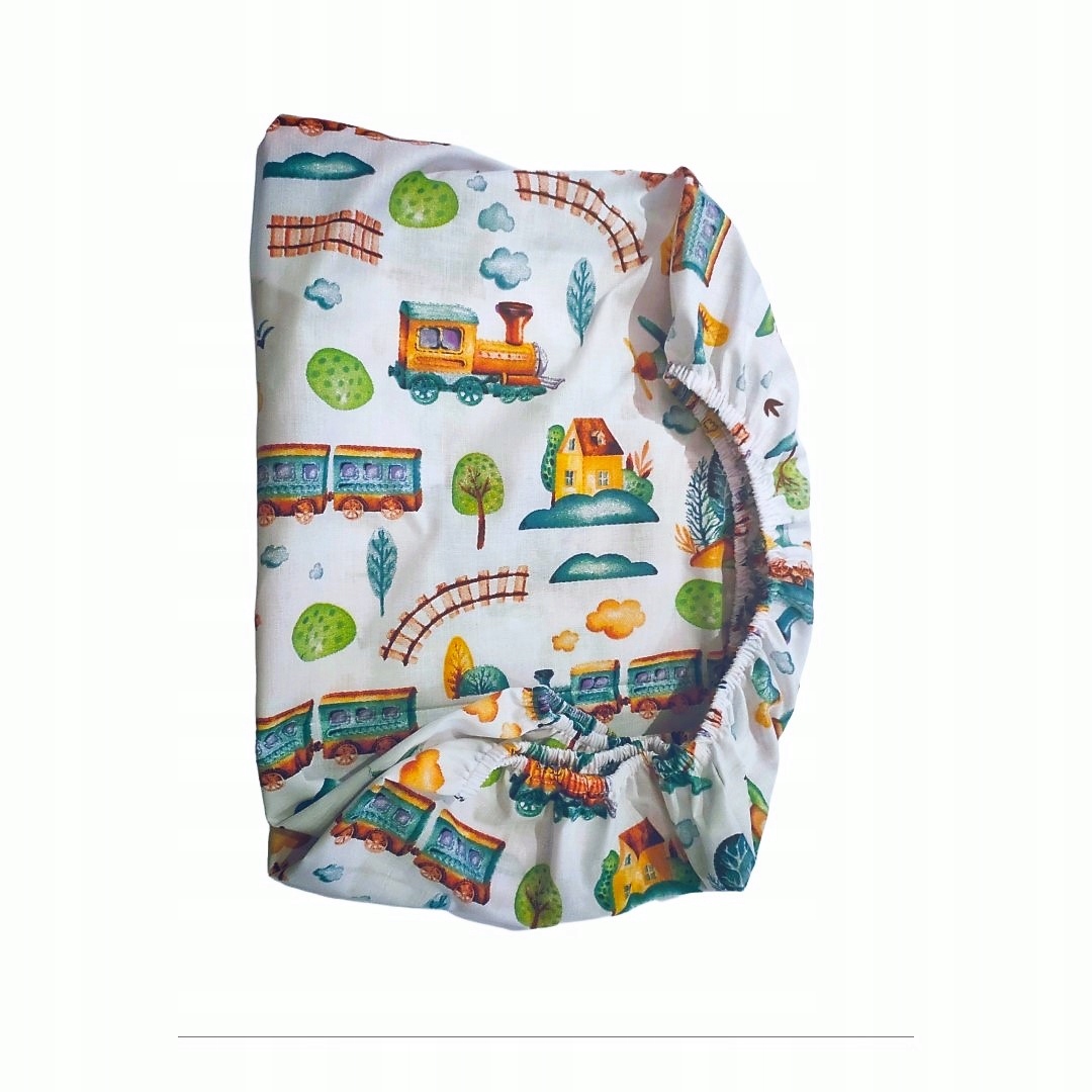 Prześcieradło do łóżeczka dostawnego 90x55 bawełna Marka Milon