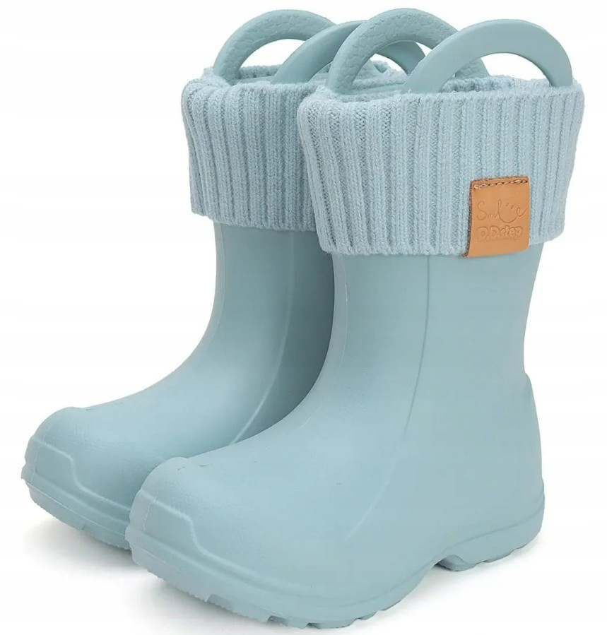 DD Step Buty Kalosze Ocieplane Morskie r.22/23