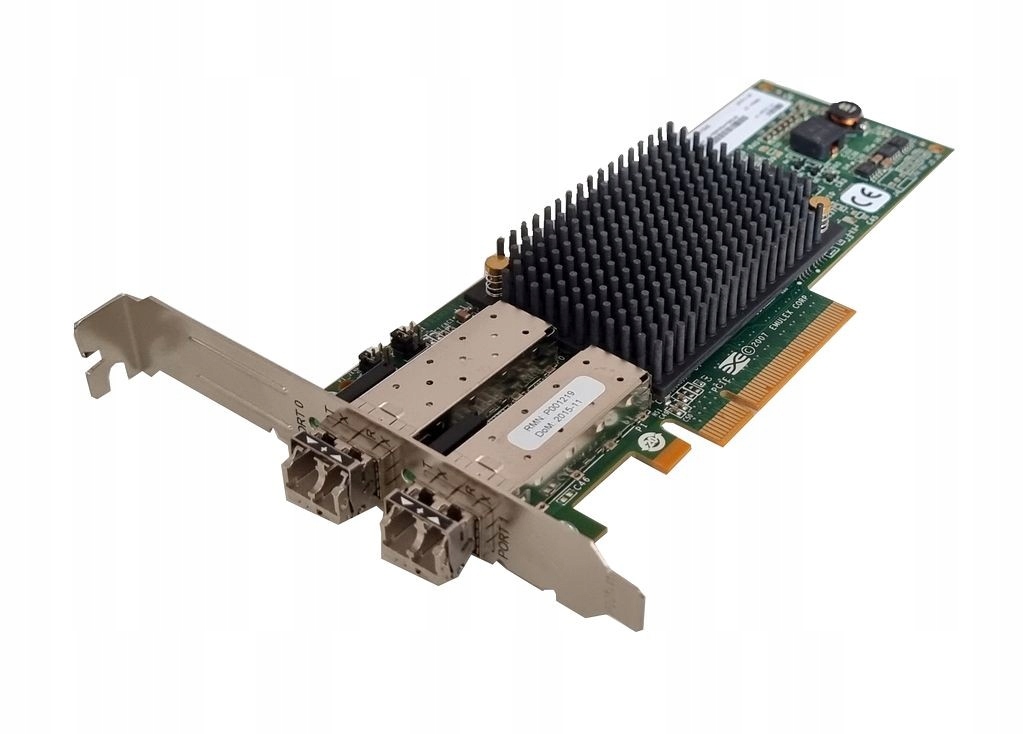 EMULEX LPE12002 2x8GB PCIE 2xGBIC FULL P002181-01