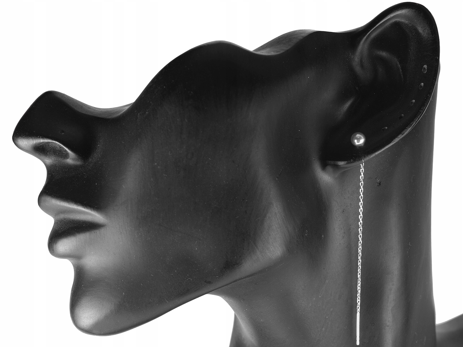 VERSIL kolczyki przeciągane kulki 4 mm srebro 925 Marka Versil