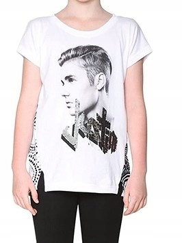 DESIGUAL bluzka JUSTIN BIEBER RUCHOME CEKINY 11/12