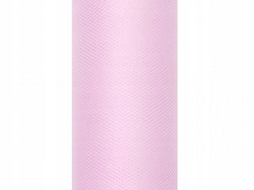 

Tiul gładki w kolorze jasnoróżowym, 015x9m