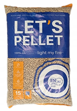 Pellet LETS PELLET Pelet drzewny 6mm 65 x 15kg ENplus A1 FSC 975kg