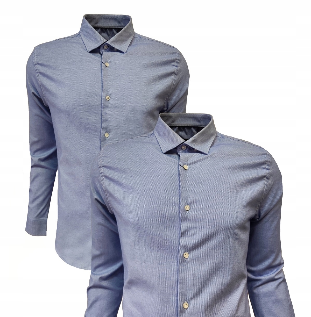 Pánská Košile Oxford 100% bavlna, klasický styl, modrá, velikost XL