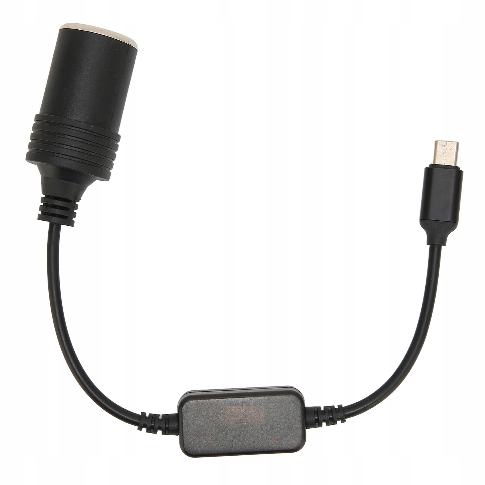 Adapter Auto Konwerter Usb Gniazdo Zapalniczki Samochodowej 5V Usb C Na 12V