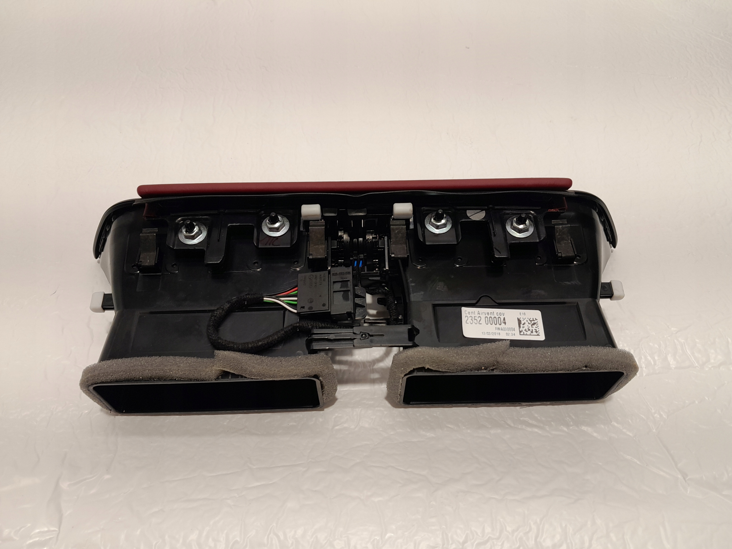 PORSCHE CAYENNE 9Y grid air conditioning devices consoles 9Y0820701A