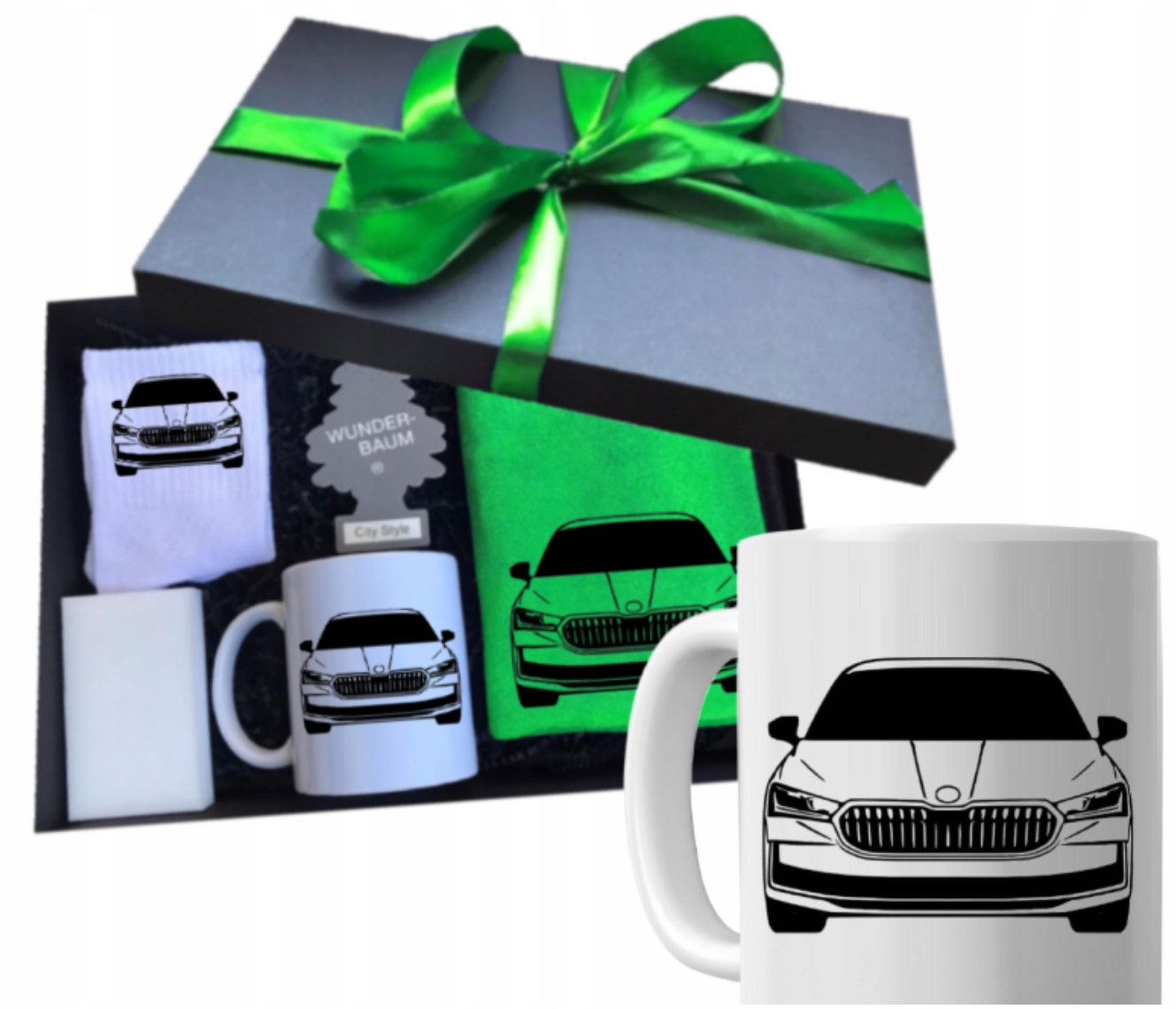 Sada Dárek k narozeninám a jmeninám pro tatínka pro řidiče auta Škoda