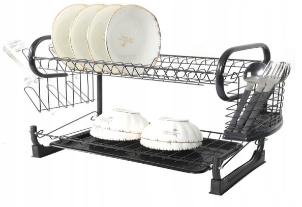 Levně Odkapávač Na Nádobí Odkapávač Černý