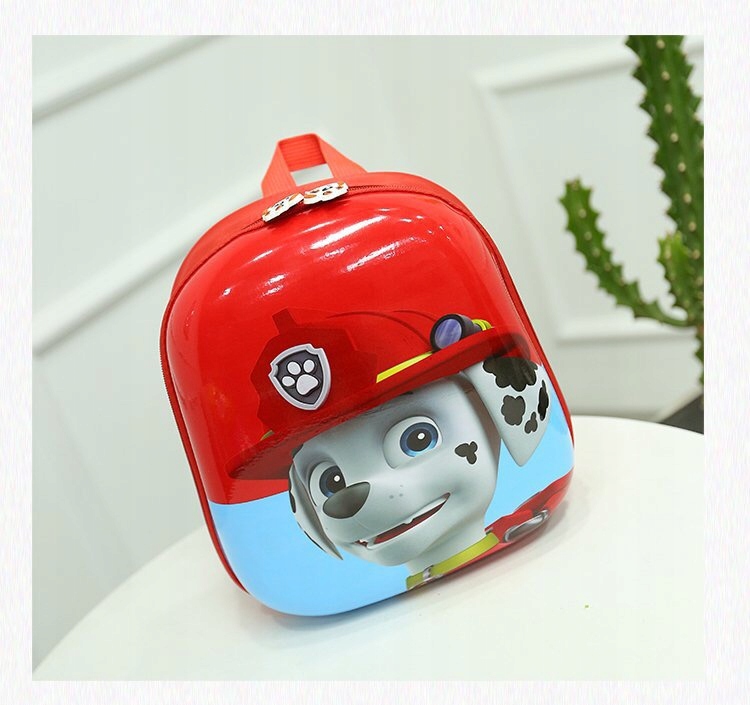 PSI PATROL PAW Marshall plecak lekki czerwony Marka Psi Patrol