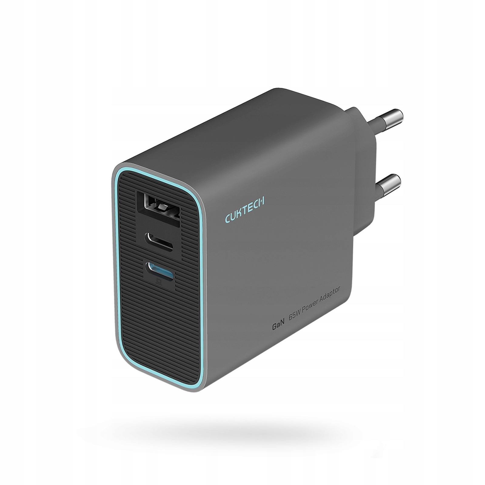 Síťová nabíječka Usb-c Usb-a GaN 65W šedá