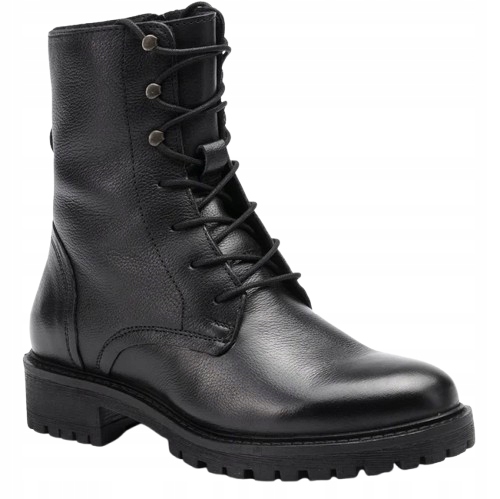 Geox Hoara Dámské Kotníkové Boty Černé Se Zapínáním 37,5 Ž8D