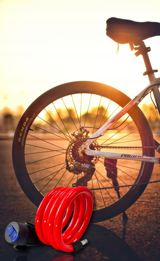 ZAPIĘCIE ROWEROWE SKŁADANE ŁAŃCUCH BLOKADA DO ROWERU ZABEZPIECZENIE LINKA Marka MAXSELL