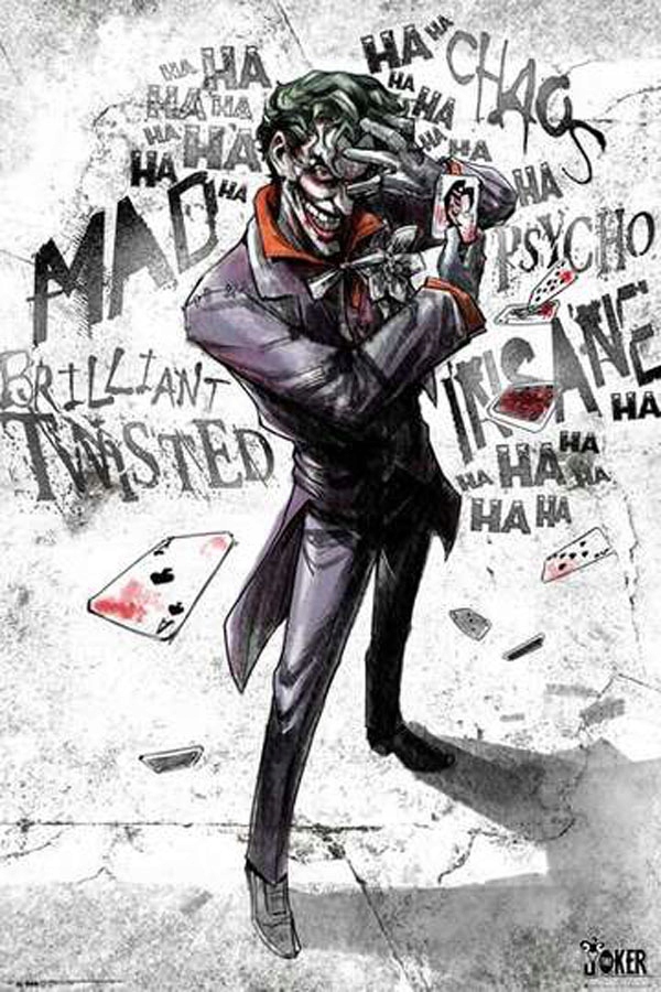DC Comics Joker Szaleństwo plakat 61x91,5 cm