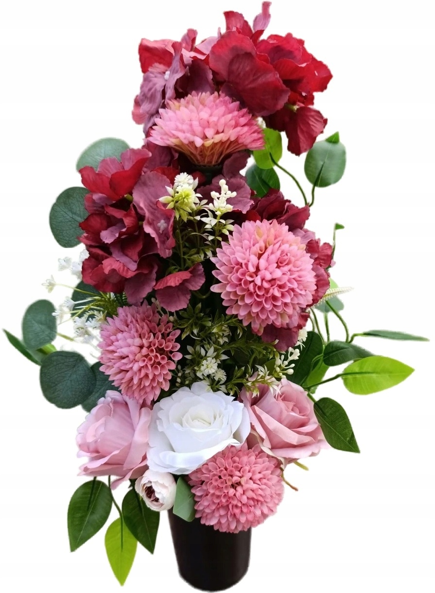 Kytice Vložka Do Vázy Na Hřbitov Hrobů Kompozice Umělé Květiny Premium!