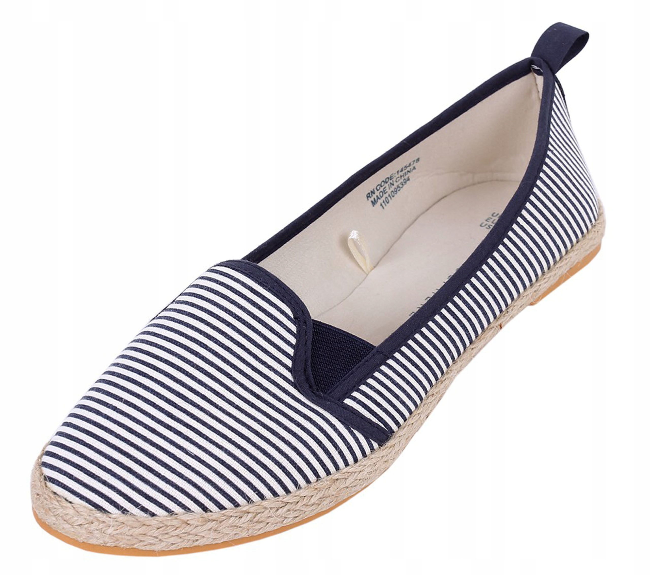 

Marynarskie balerinki espadryle Primark 39