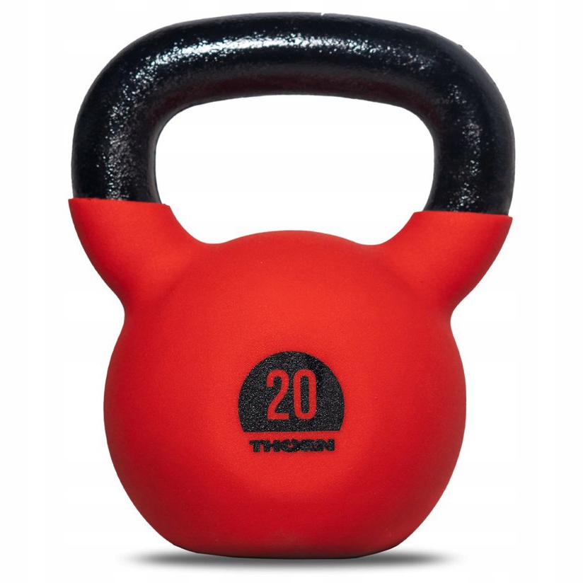 

Kettlebell żeliwny Thorn+Fit 20kg z gumową powłoką