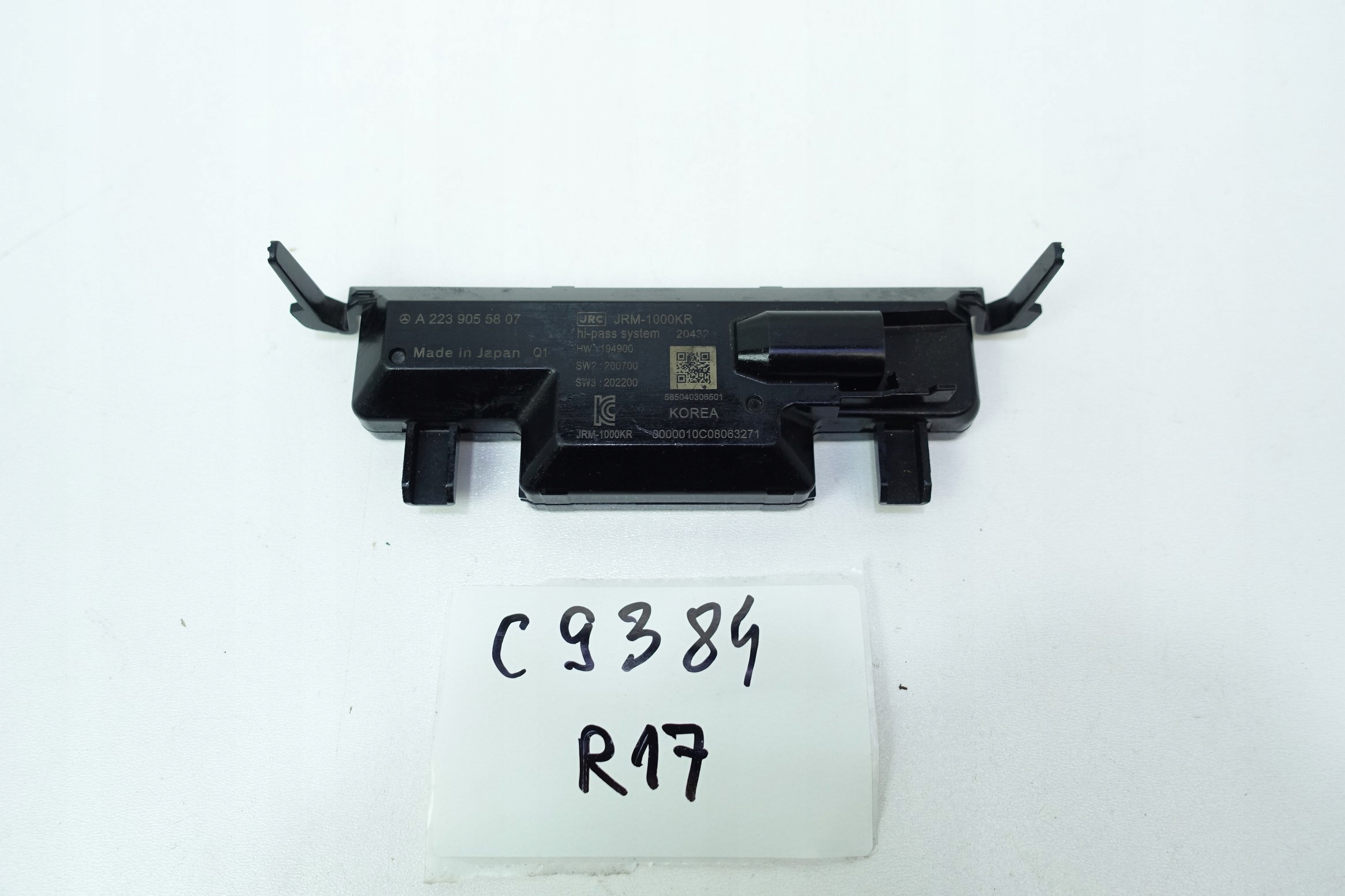 control unit module sensor MERCEDES A2239055807