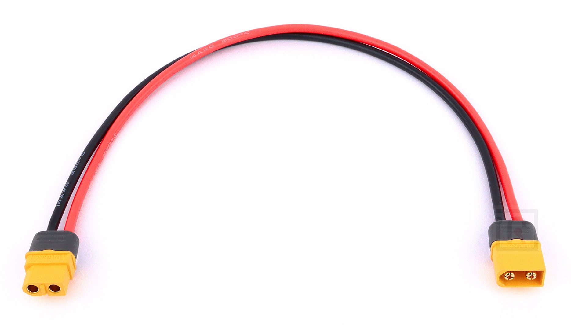 

Przedłużacz XT60 Męski Żeński 30cm Silikon 14AWG