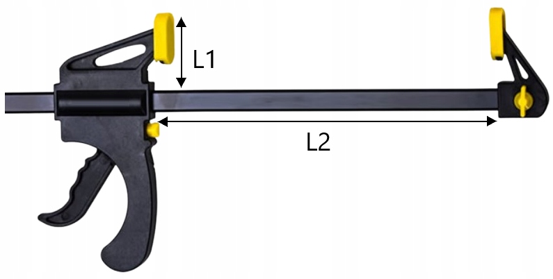 ŚCISK STOLARSKI SZYBKOZACISKOWY 600x60mm ZACISK STOLARSKI ROZPIERAK Kod producenta ŚCISK SZYBKOZACISKOWY 600mm