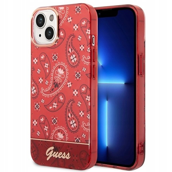 Guess GUHCP14MHGBNHR iPhone 14 Plus 15 Plus 6.7" czerwony/red hardca