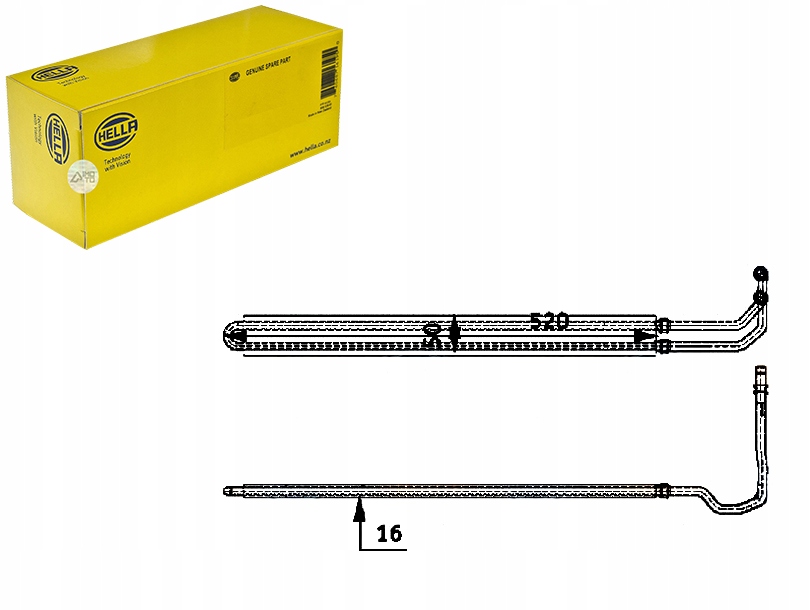 HELLA CHŁODNICA OLEJU BMW 5 530 D (E60)