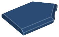 

Lego Płytka tarcza 2x3 Dark Blue 22385 Nowy 5szt