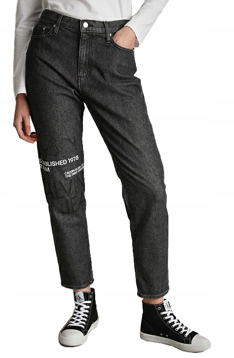 Džínové kalhoty Calvin Klein Jeans Mom Jean J20J217449 27
