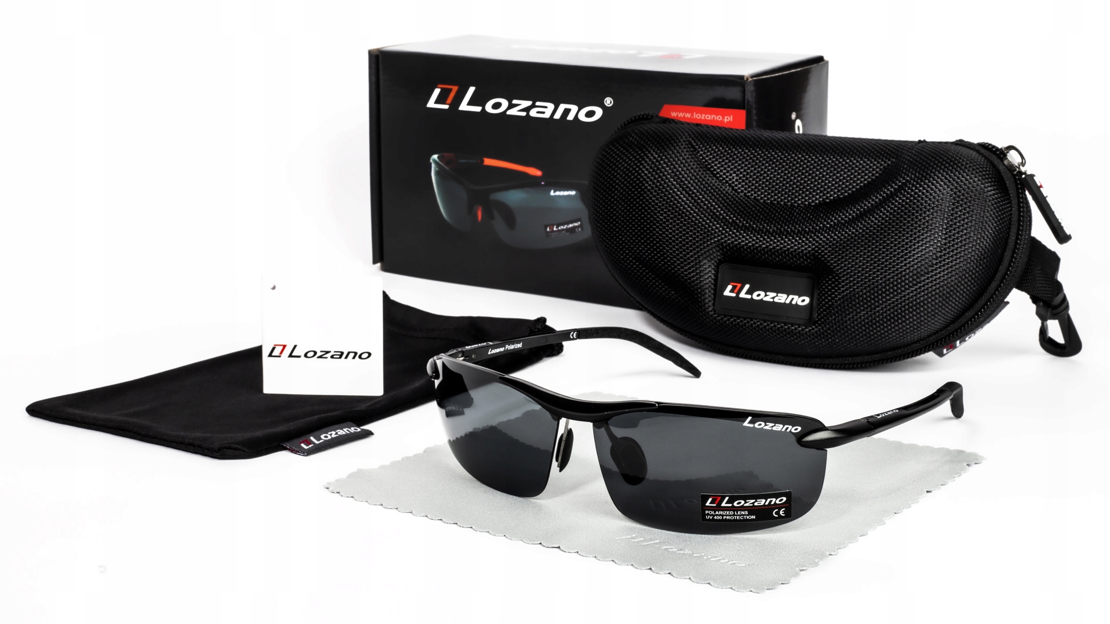 Polarizační Brýle Do Auta Pro Řidiče, Černé, Bezrámečkové, UV400