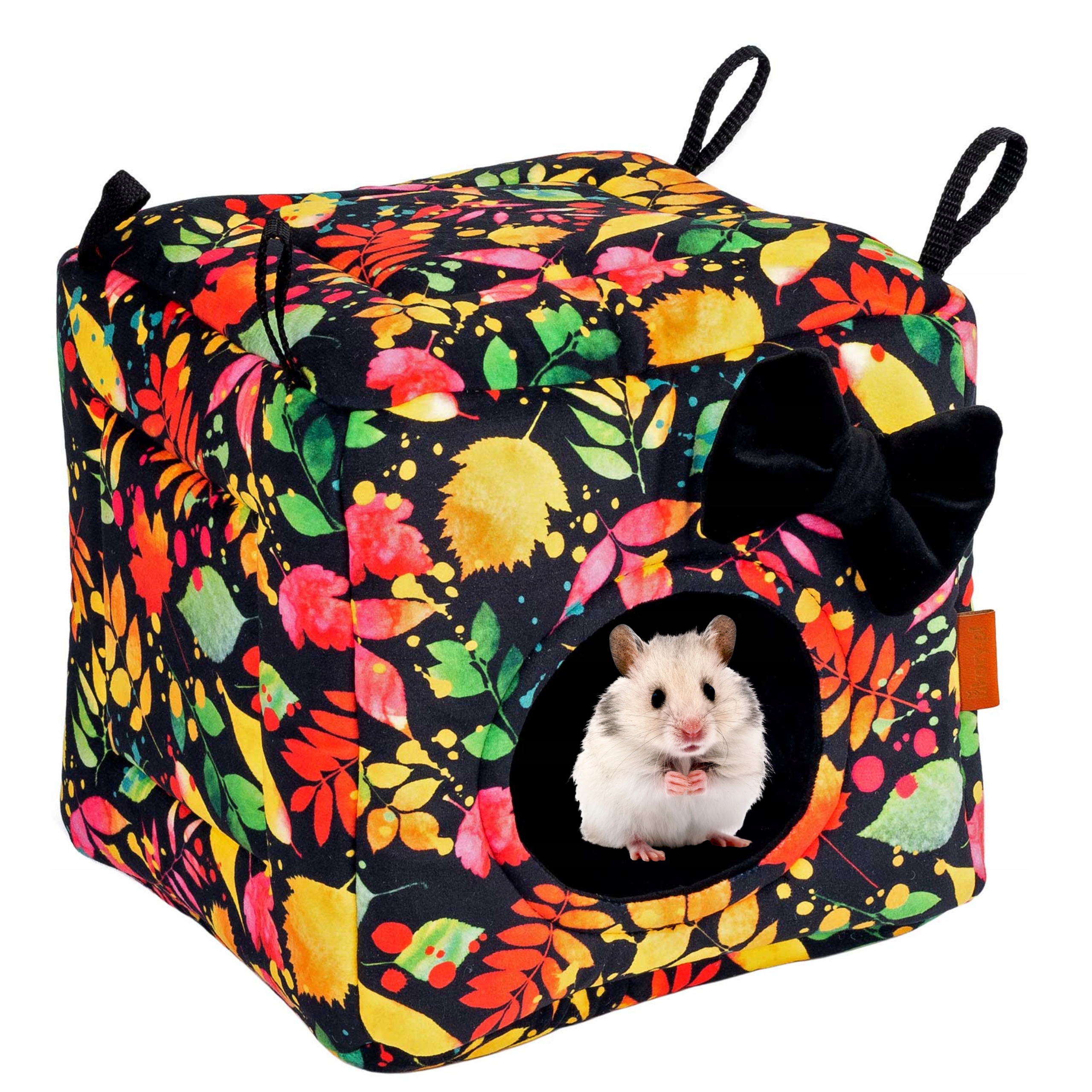 Kostka Závěsný Domeček Myš Krysař Fretka Osmák Degu Prasátko 22x22 cm