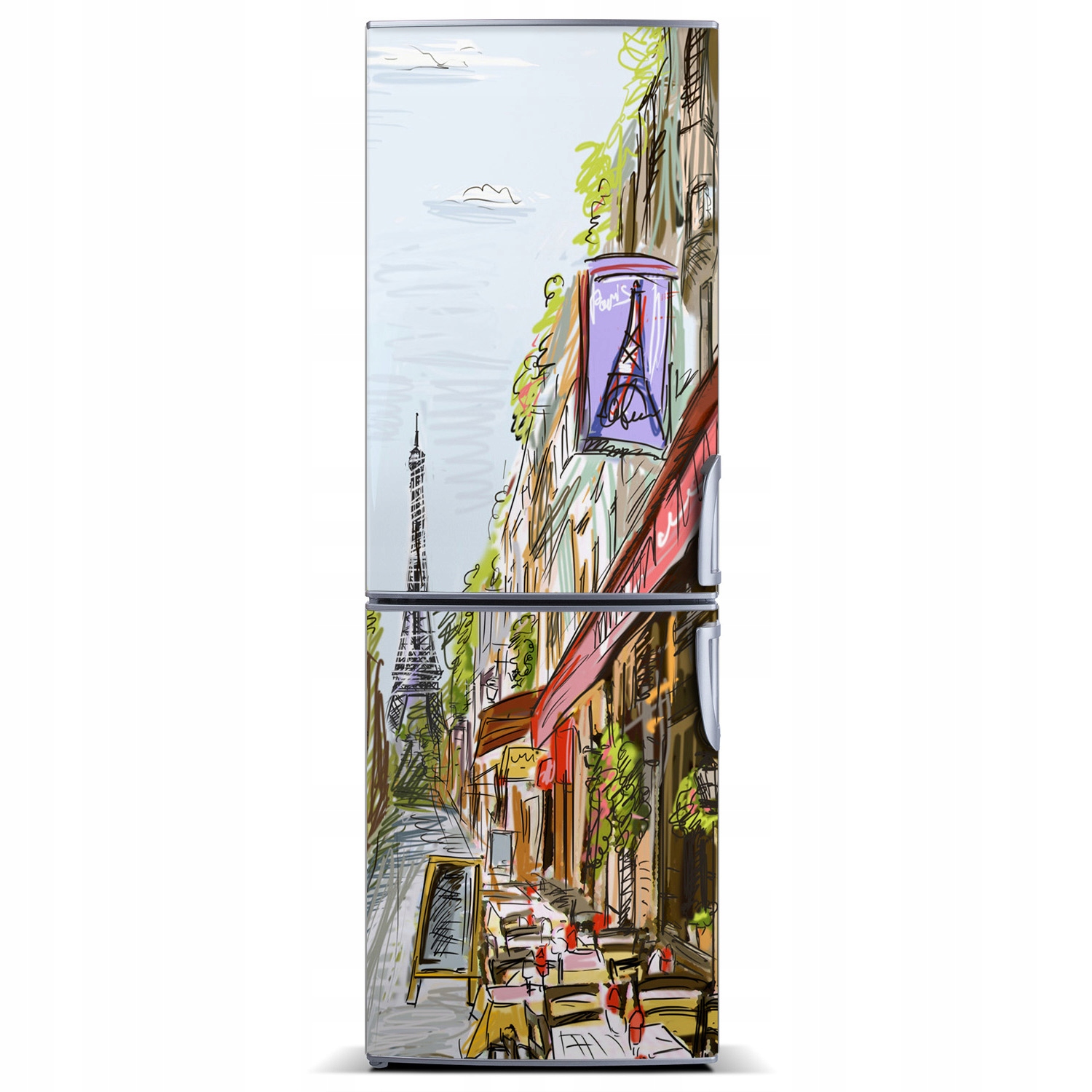 

Tapeta magnetyczna lodówkę Wieża Eiffla 60x180