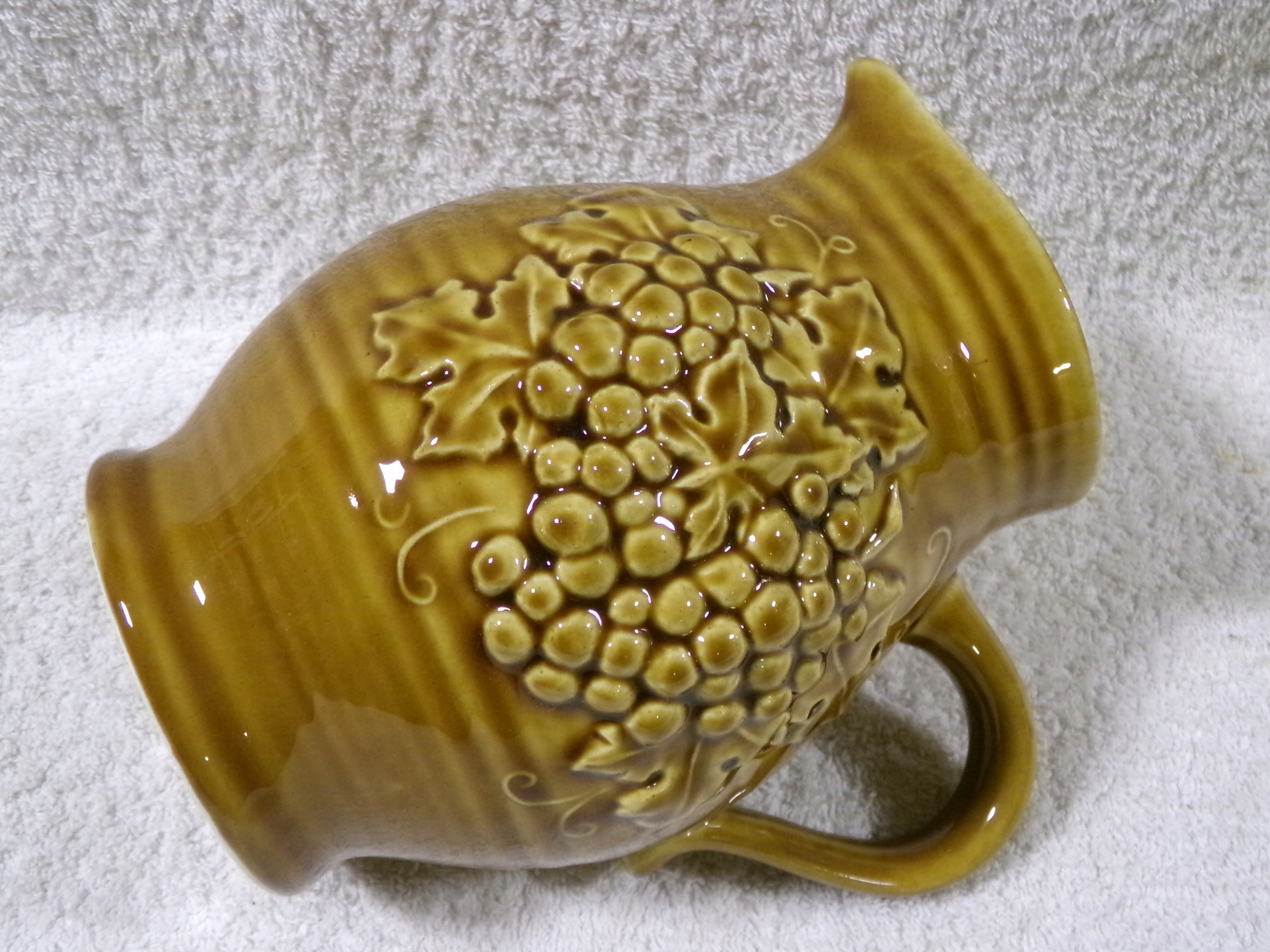 PIĘKNY DZBANEK CERAMICZNY SZKLIWIONY