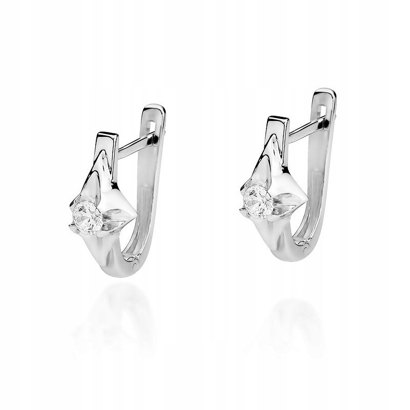 

Kolczyki w białym złocie z brylantami 0,30 ct 585