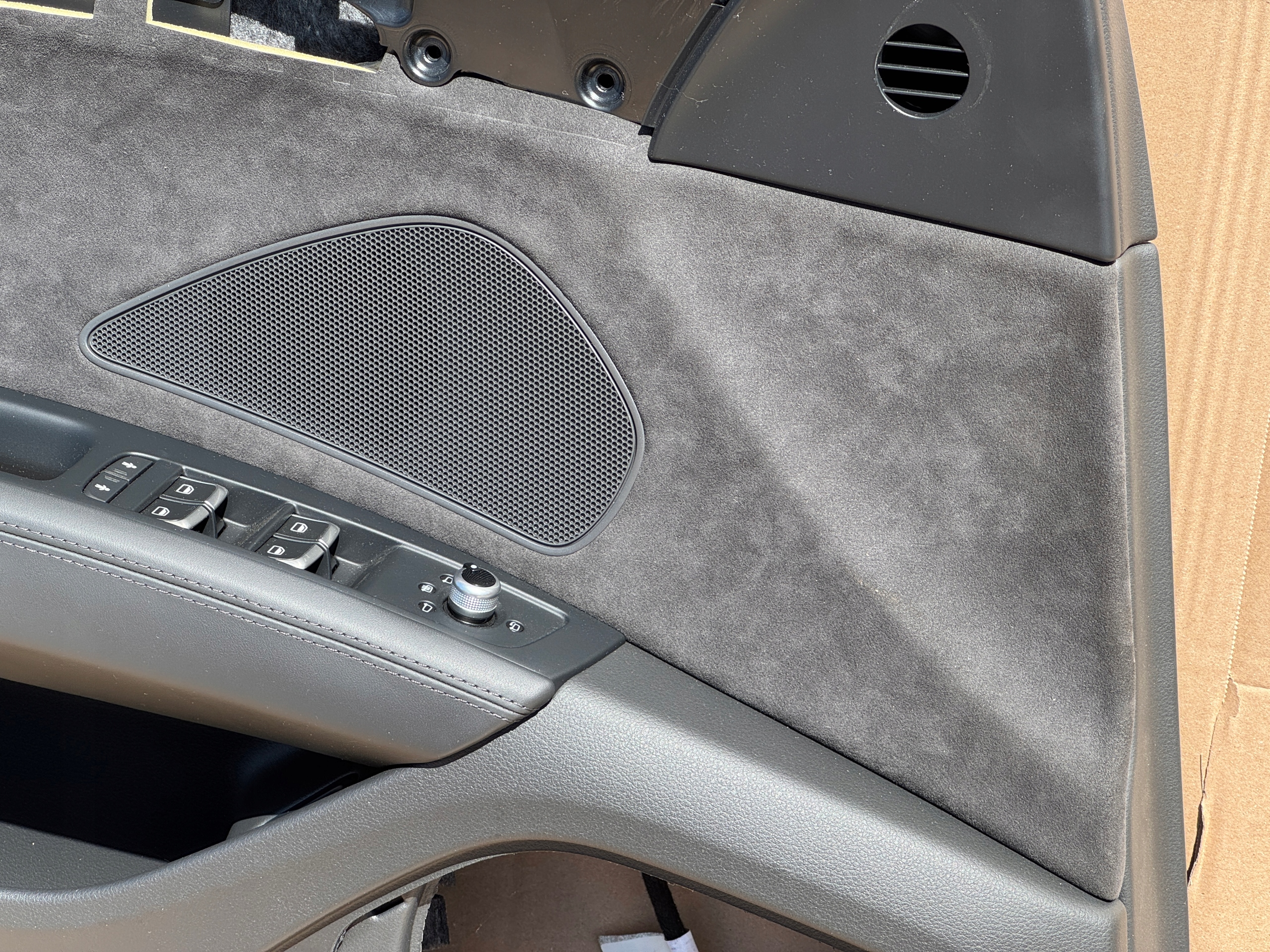Audi A8 D4 side left front upholstery left front alcantara 4H1868017B
