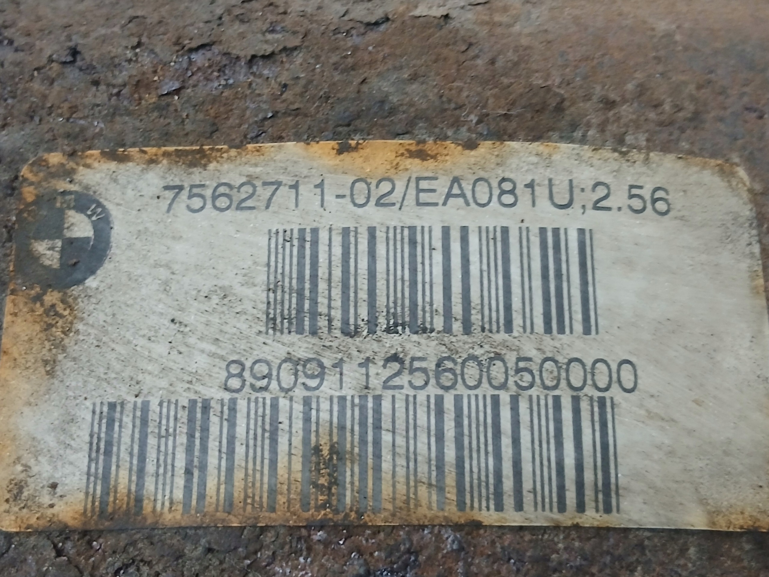 differenziale differenziale BMW E60 E61 N47D20A MANUAL 7562711 2,56 (0001232)