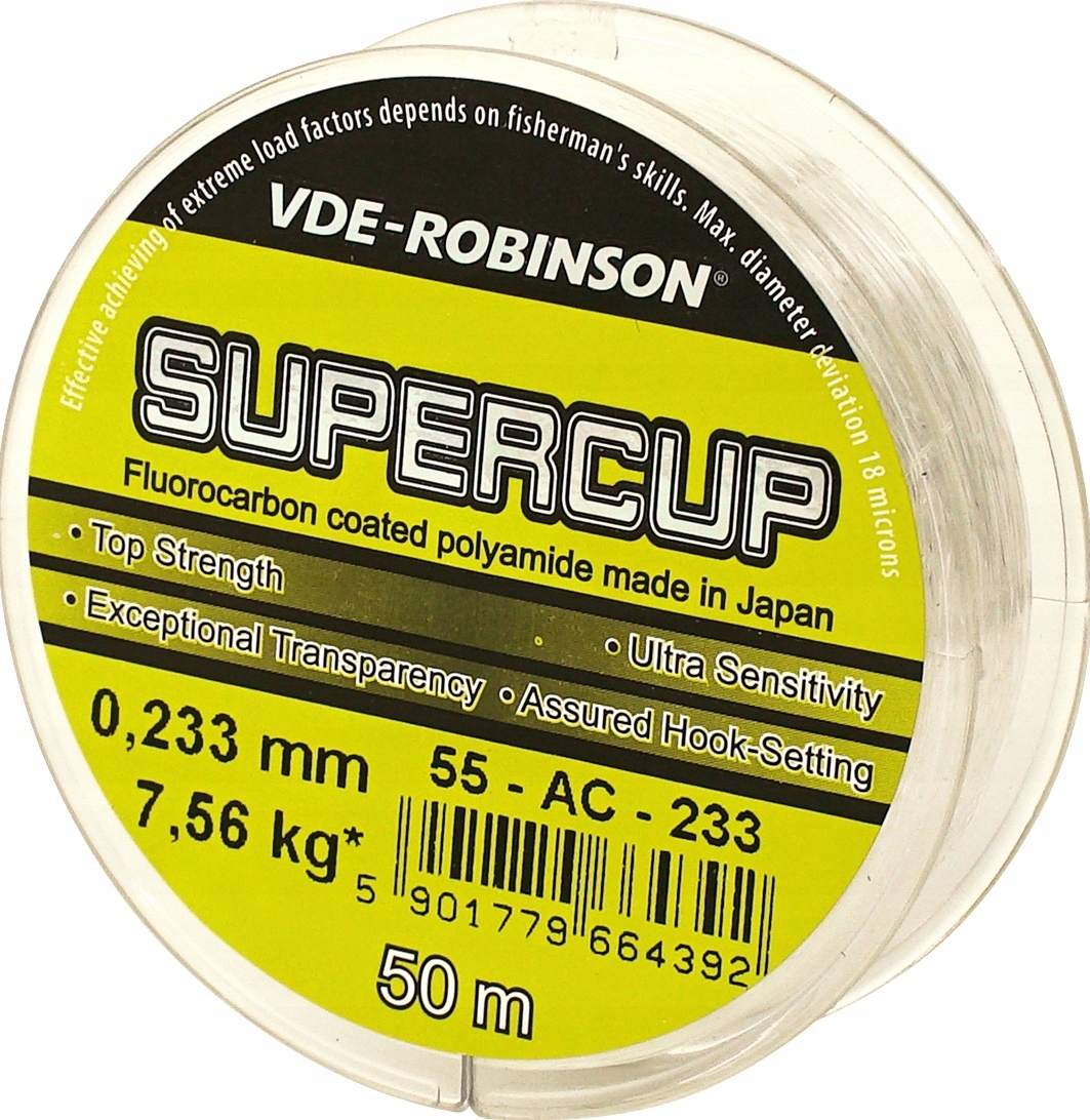 Żyłka VDE-Robinson Supercup 0,245mm 50m