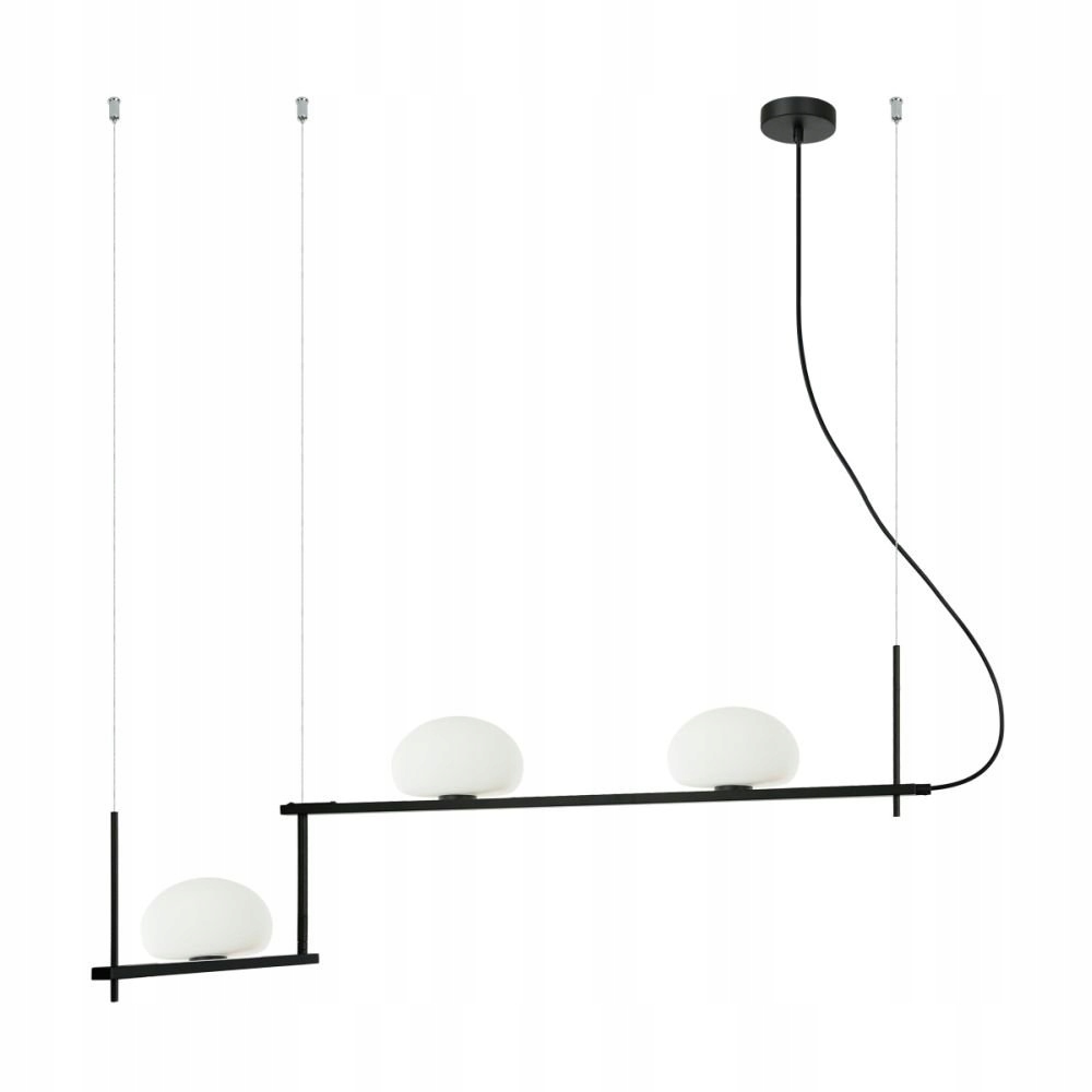 Závesná lampa Kernio PND-357783-BK+W Italux
