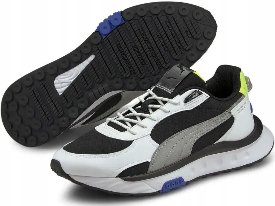 Buty damskie sportowe Puma Rider Jts r.41 Lekkie Czarne Sneakersy