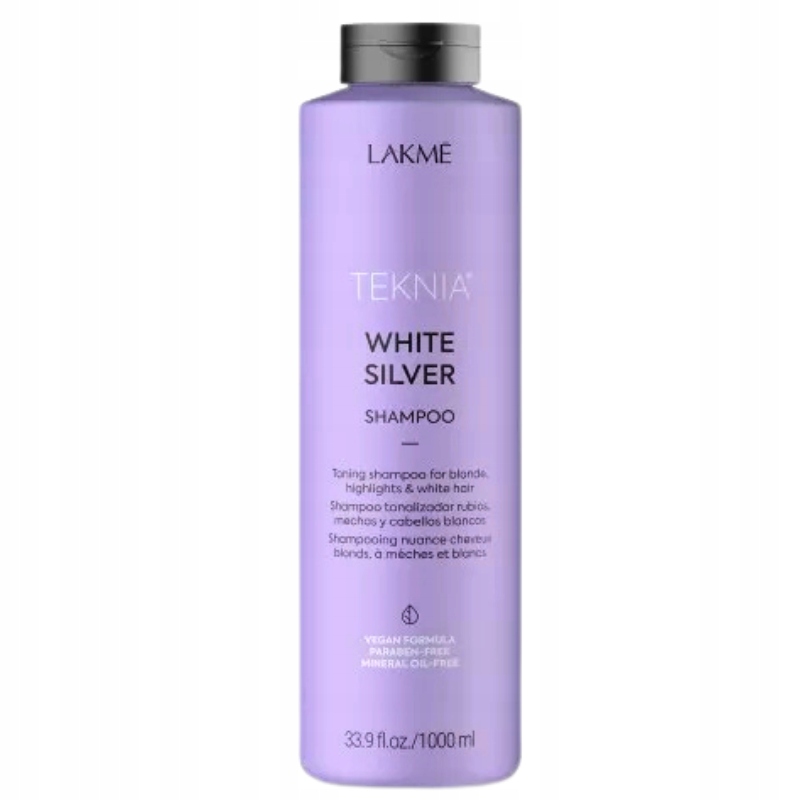 Lakme Teknia White Silver 1000 ml Šampon Zlatý na vlasy Blond XXL