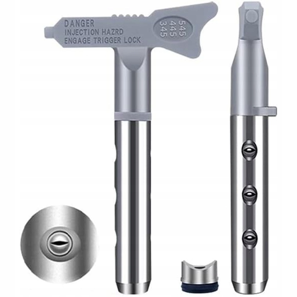 DYSZA MALARSKA 3W1 MODEL 345 445 545 + OSŁONA AGREGAT PISTOLET MALARSKI Producent Rosfix