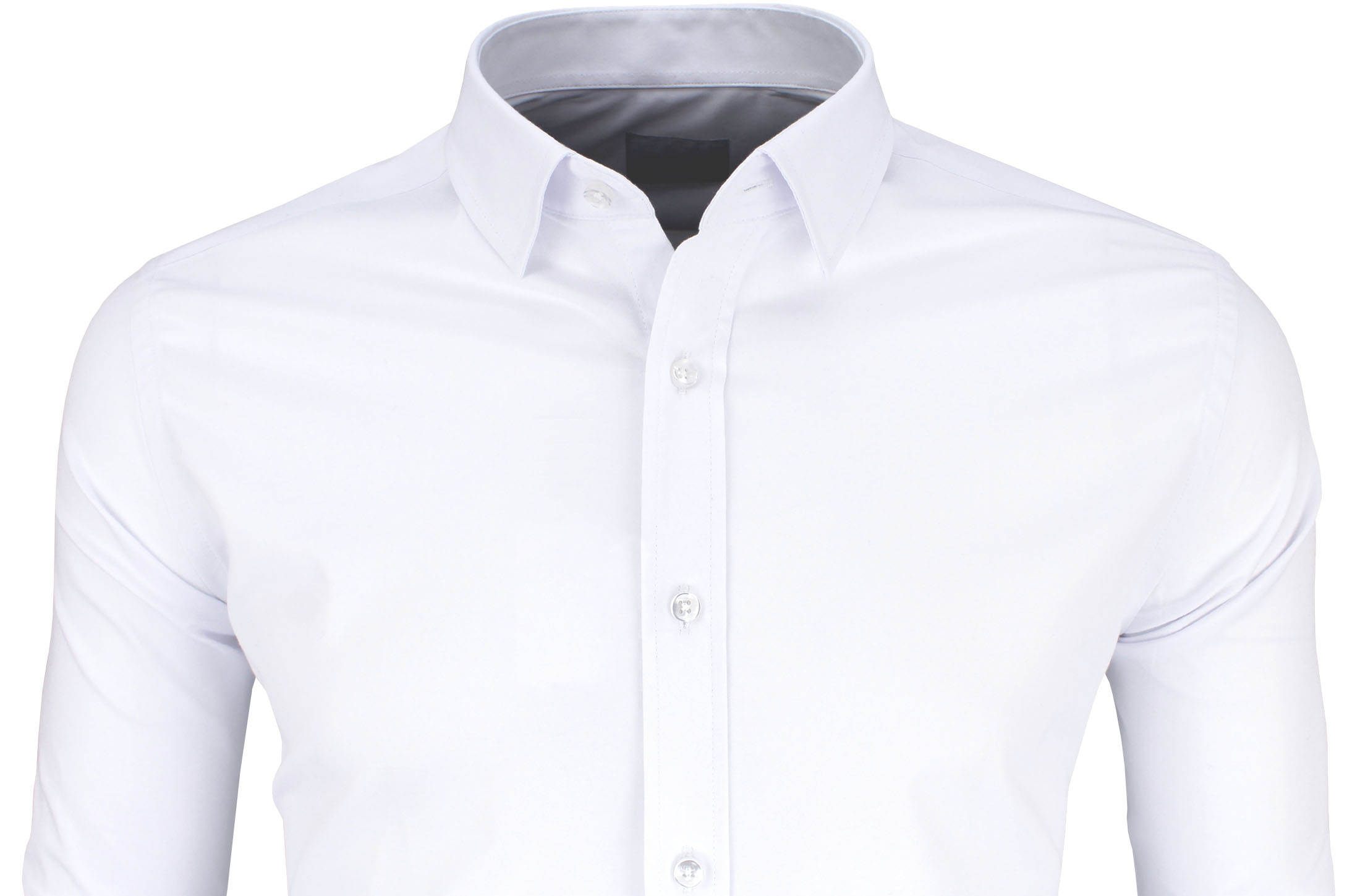 

Biała koszula męska elegancka długi rękaw 514 3XL