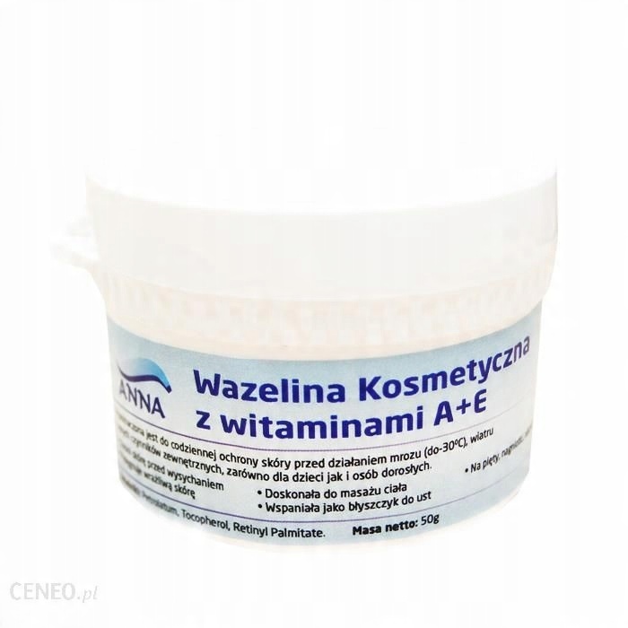 

Anna wazelina kosmetyczna wit A E usta masaż