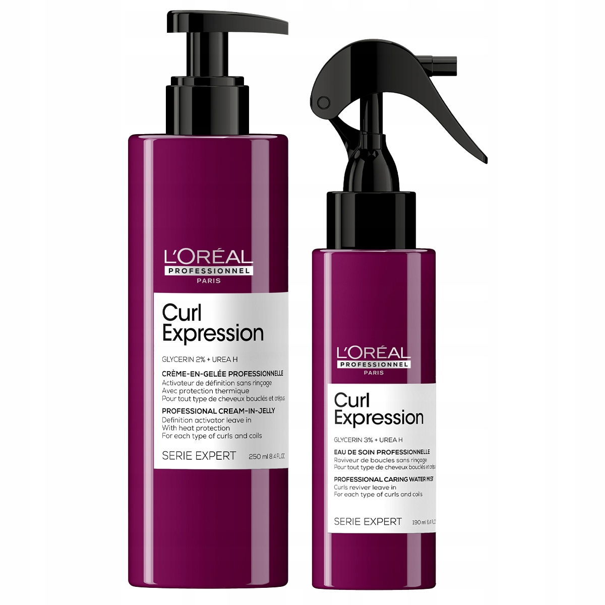 Loreal Curl Expression sada: krém na vlasy a mlha pro definici vln