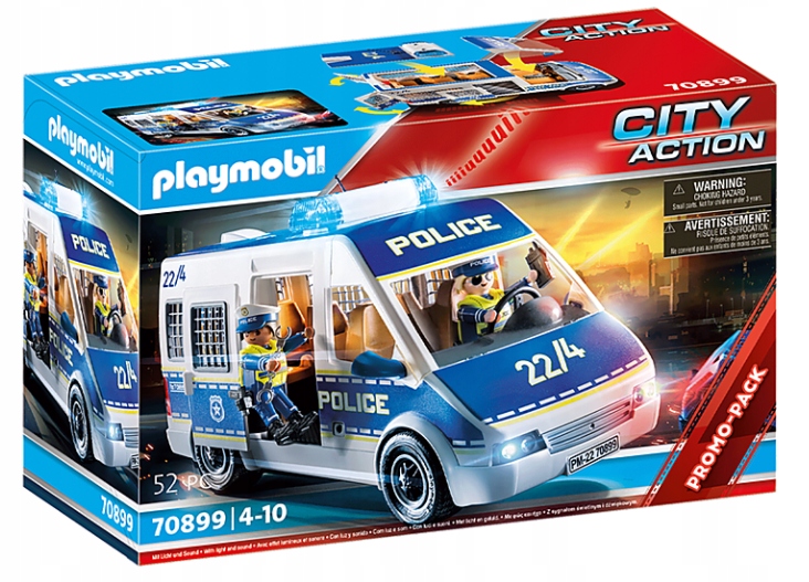 

Playmobil Polcja Furgonetka Światło Dźwięk 70899