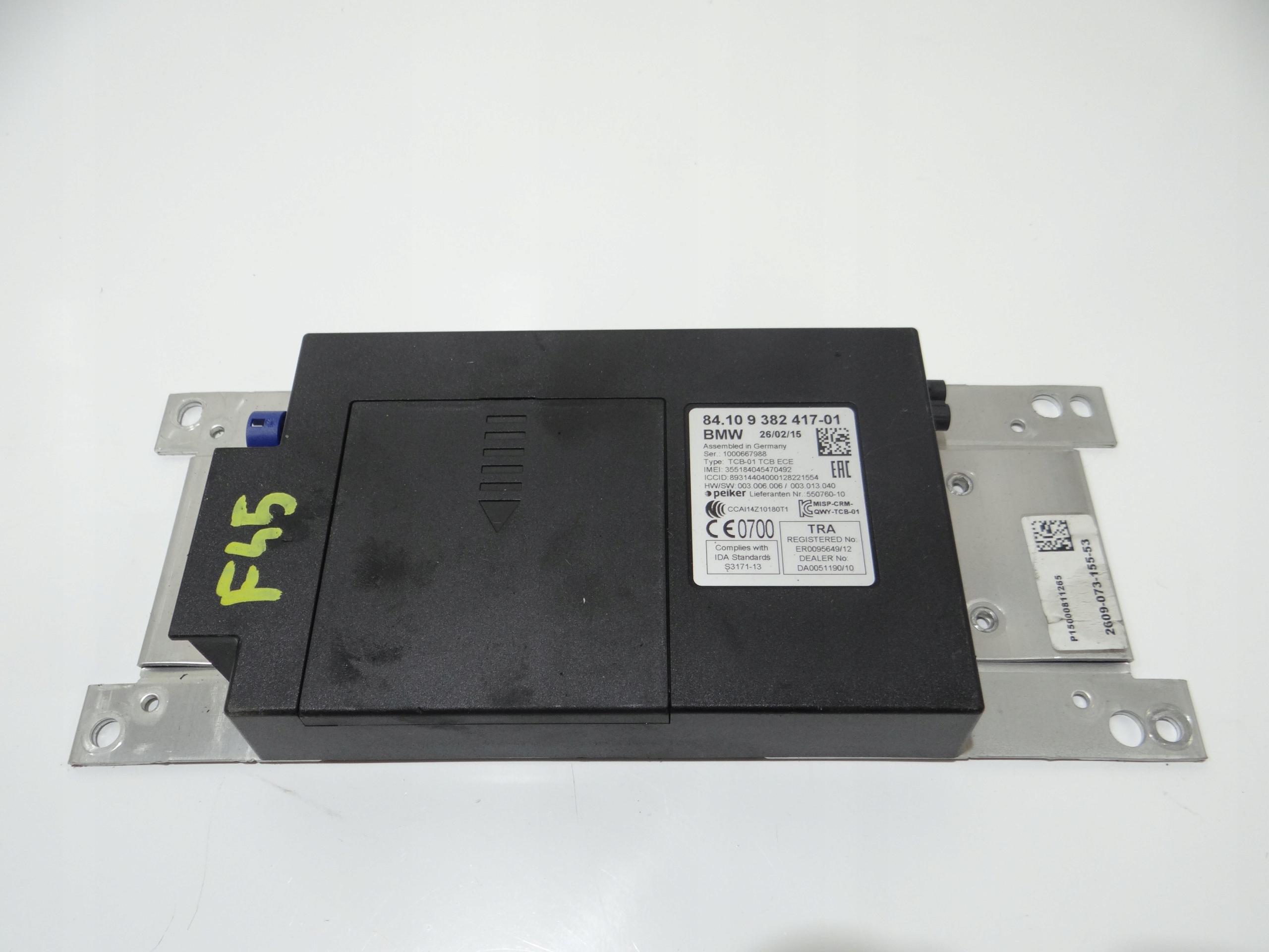module control unit TELEMATIK BMW F45 9382417