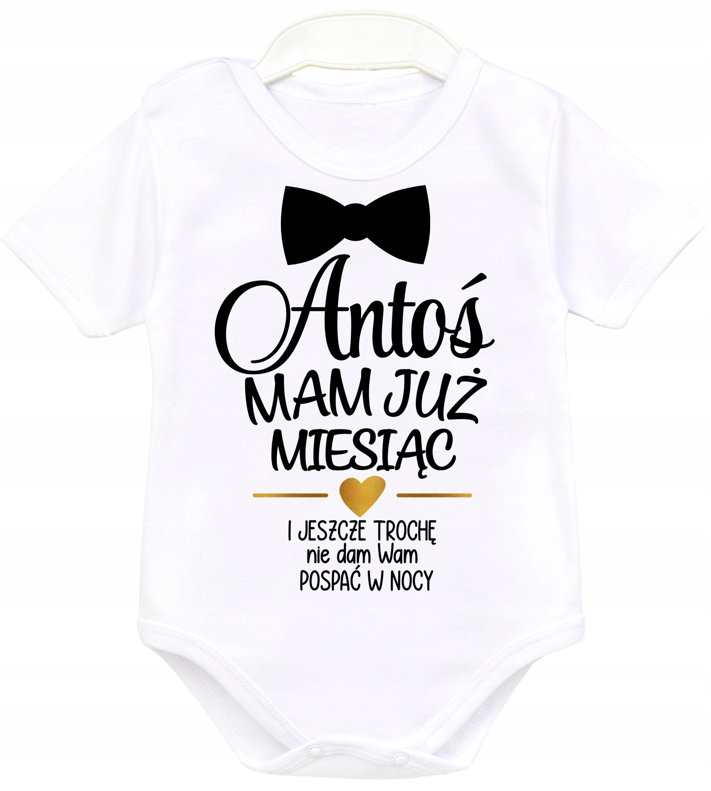 

Body kr. rękaw Mam już miesiąc Imię Dziecka r. 62
