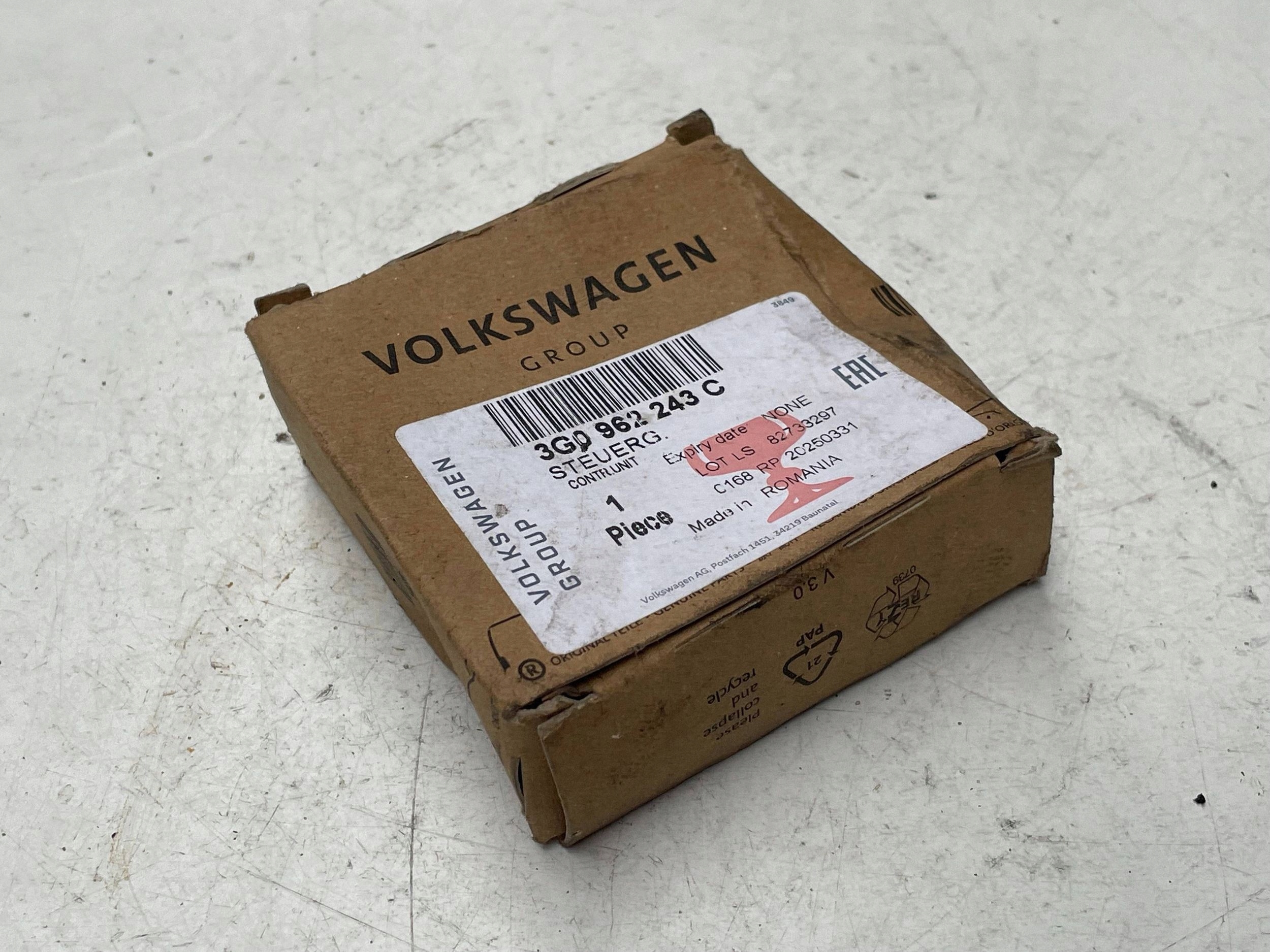 Module pour l’ouverture du capot VW AUDI PORSCHE 3G0962243C !J