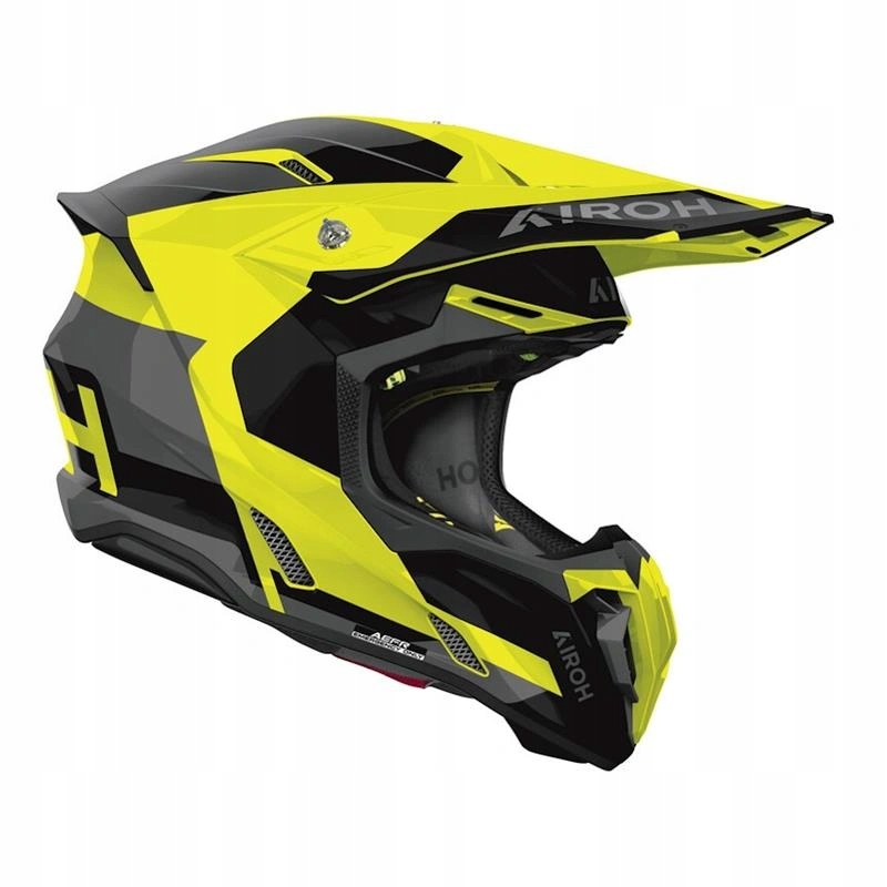 Prilba cross Airoh Twist 3 Fancy Yellow Gloss čierna šedá žltá Darčeky