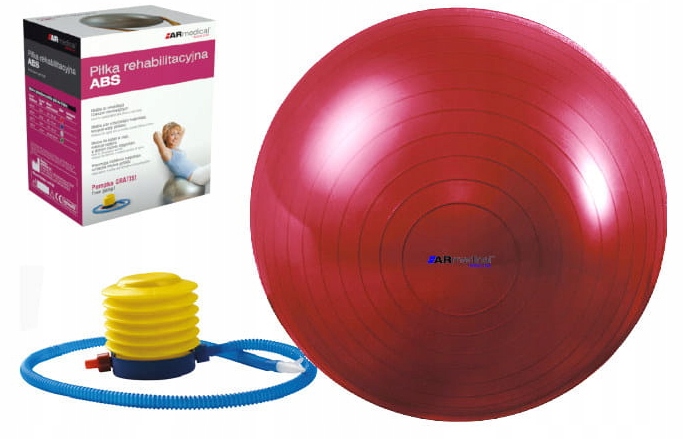 

Piłka rehabilitacyjna do ćwiczeń fitness Abs 55cm