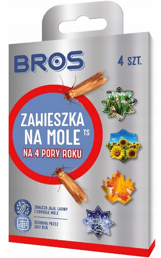 Bros Zawieszki na Mole 4 Pory Roku 4 SZTUKI